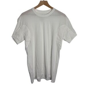 Thompson Tee Medium White Sweatproof Undershirt Hydro-Shield Cotton Crewneck